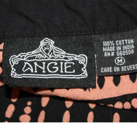 Vintage Angie Black Brown Boho Fairy Swing Skirt | Size S | Fall | Thanksgiving - Picture 3 of 3